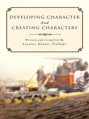 cover image of Developing Character And Creating Characters